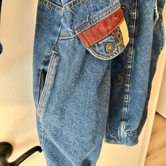 Weathered Blues Vintage Denim Patchwork Jacket - Picture 6 of 7